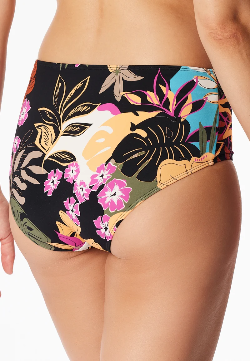 Bikinislip Bunt gemustert - Aqua
