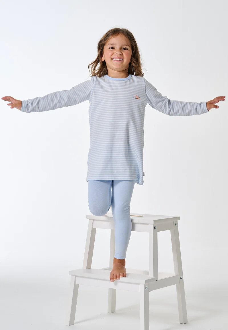 Schlafanzug Blau/Weiss gestreift - Kids Nightwear