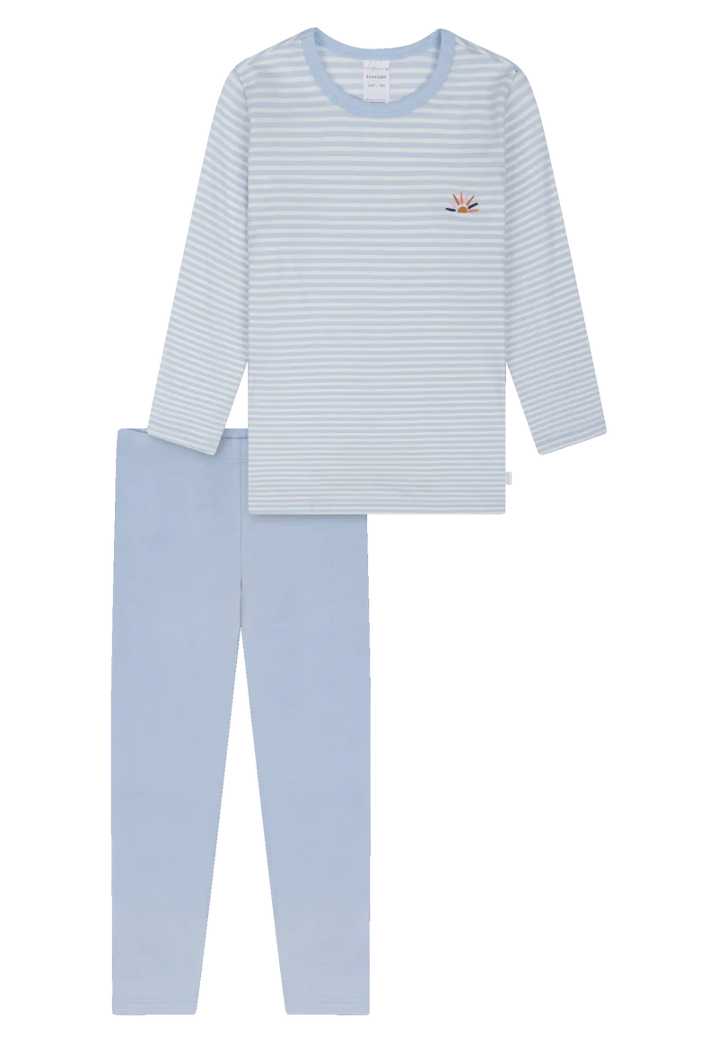 Schlafanzug Blau/Weiss gestreift - Kids Nightwear