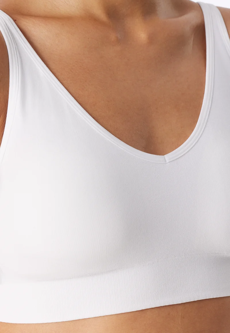 Soft-BH herausnehmbare Pads Weiss - Classic Seamless