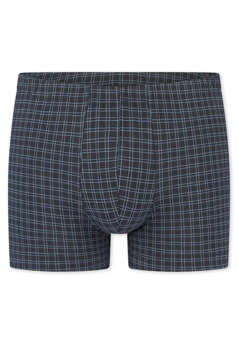 Enge Boxershorts Schwarz kariert - Cotton Casuals