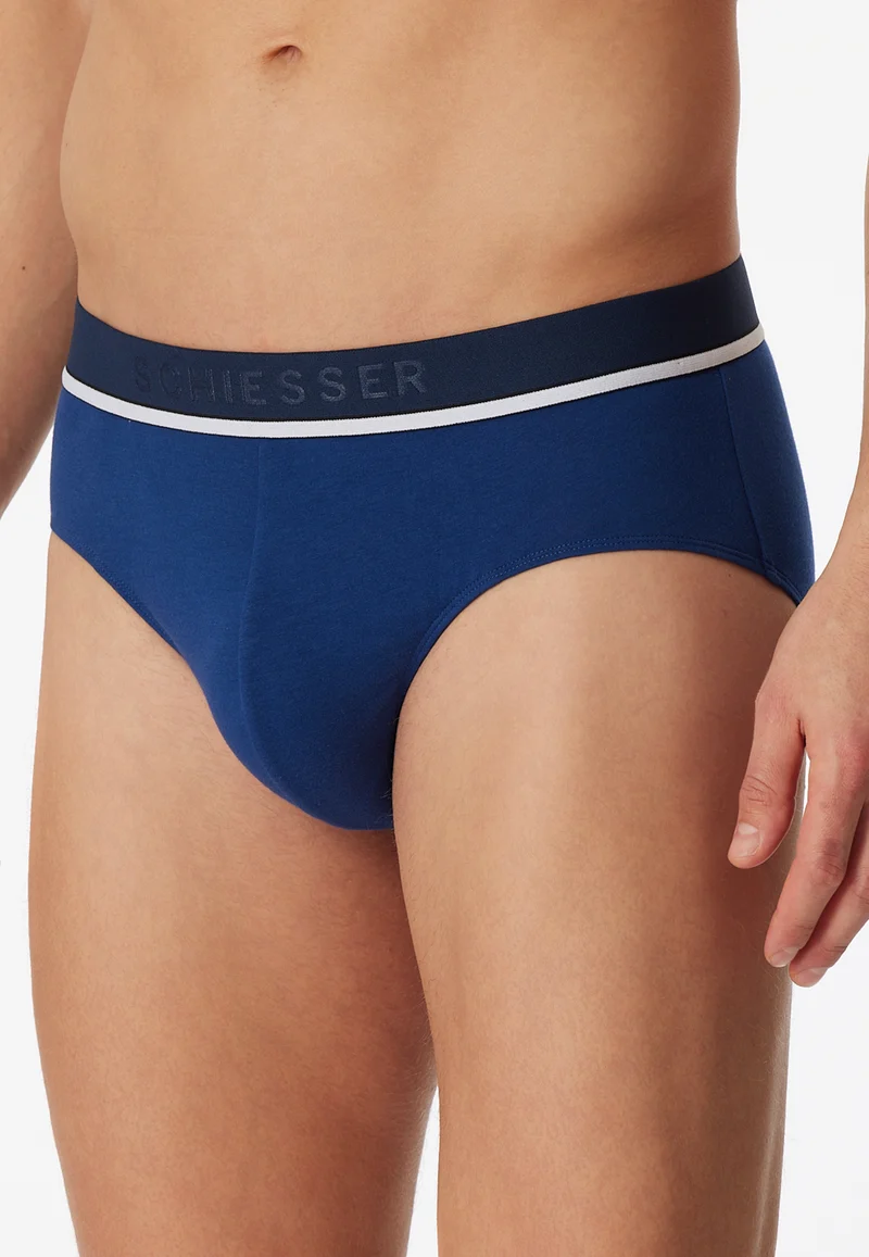 Slip 3er-Pack Blau/Schwarz - 95/5