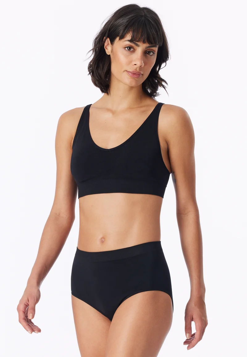 Soft-BH herausnehmbare Pads Schwarz - Classic Seamless