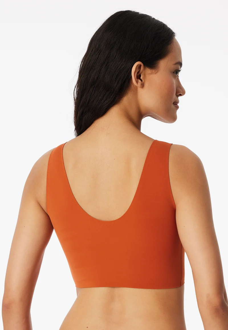 Bustier mit herausnehmbaren Pads Orange - Invisble Soft