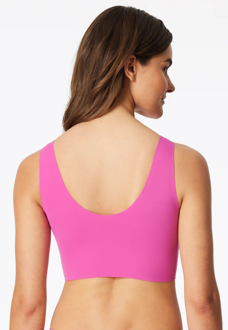 Bustier mit herausnehmbaren Pads Pink - Invisble Soft