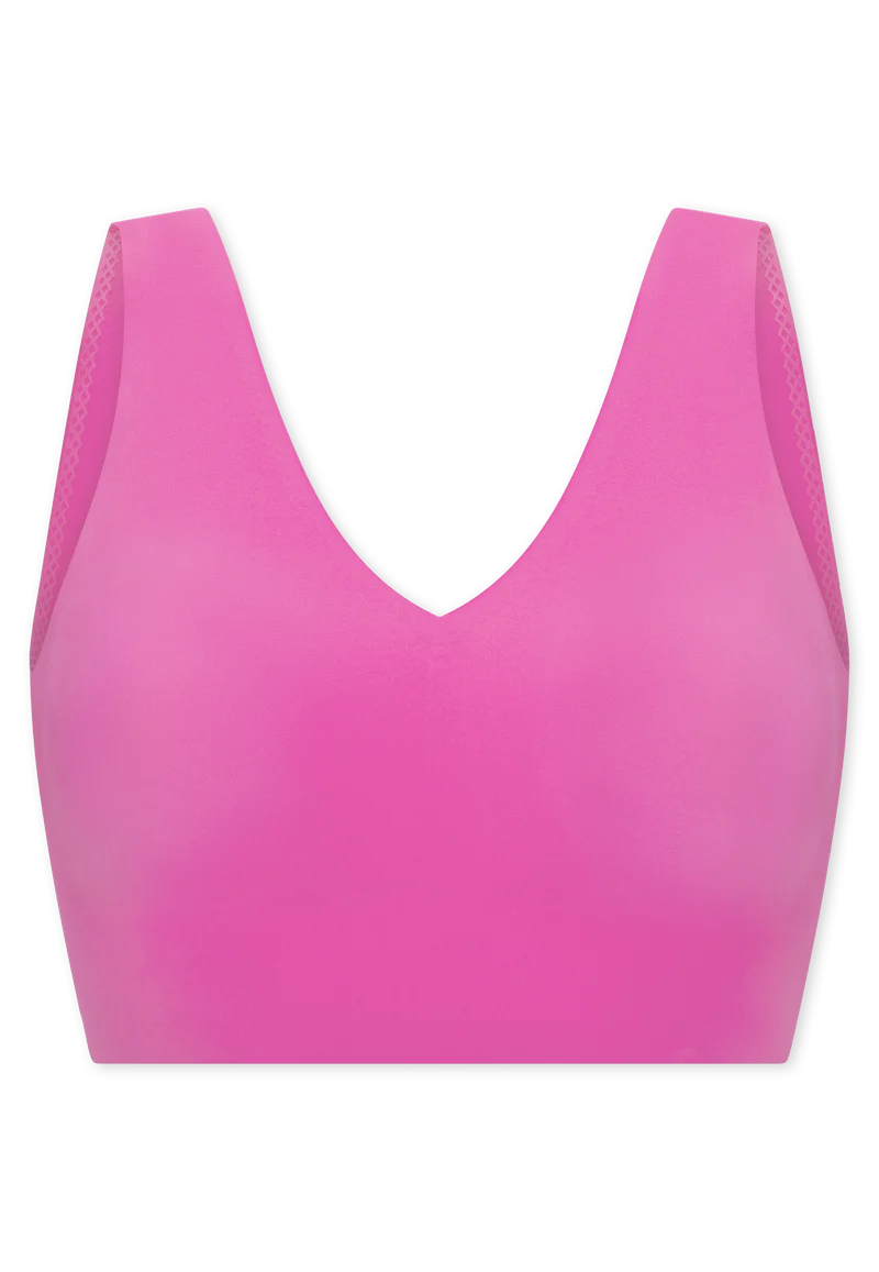 Bustier mit herausnehmbaren Pads Pink - Invisble Soft