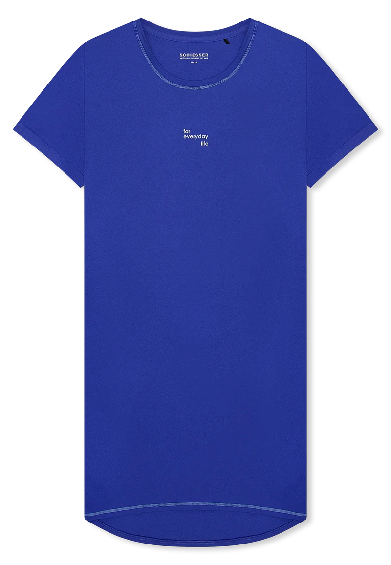 Nachthemd kurzarm Blau - Casual Essentials