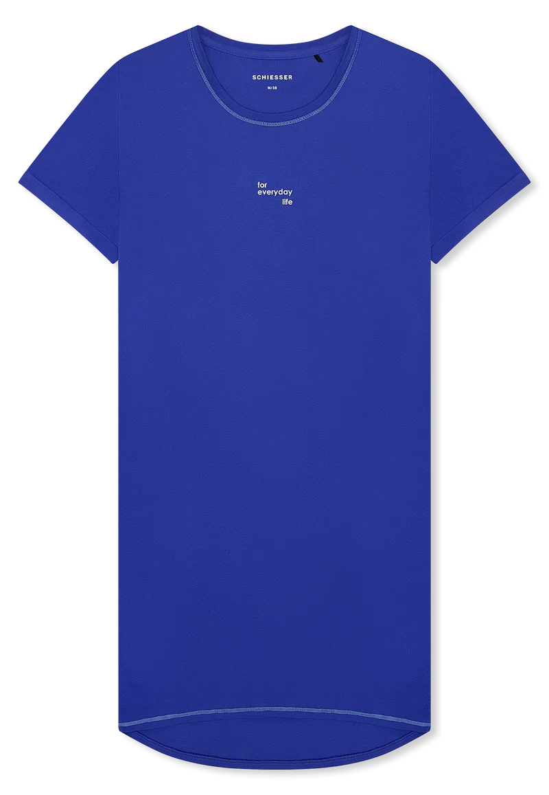 Nachthemd kurzarm Blau - Casual Essentials