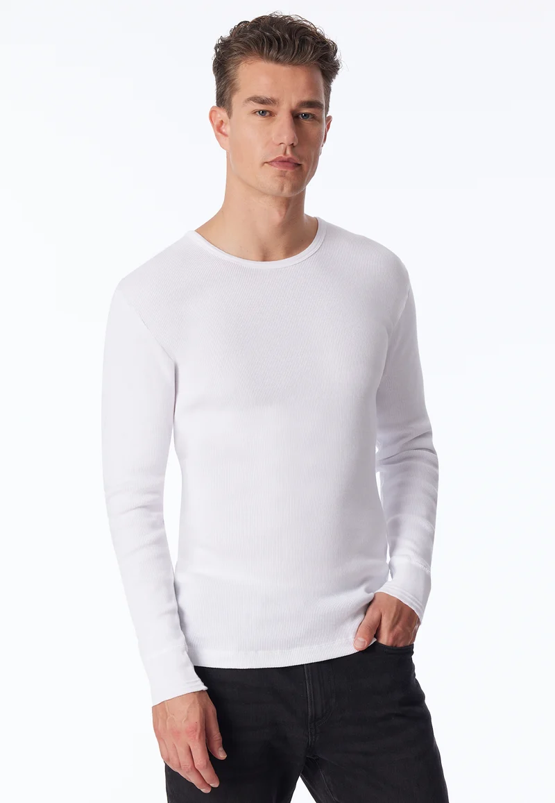 Shirt Doppelripp Weiss - Revival Friedrich