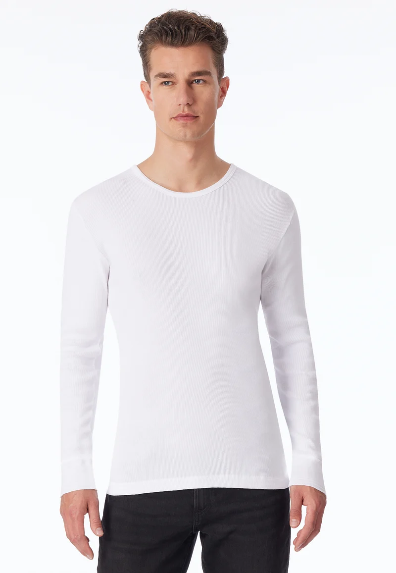 Shirt Doppelripp Weiss - Revival Friedrich