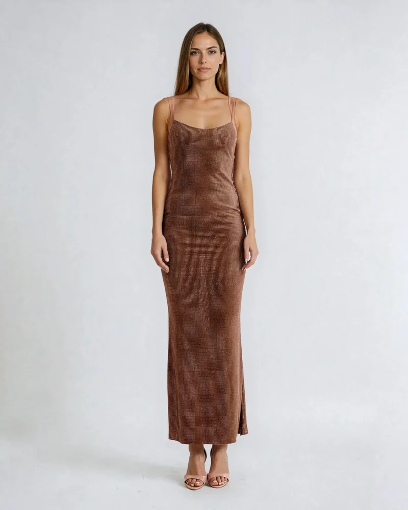 Robe Cocktail Strass - Nessa