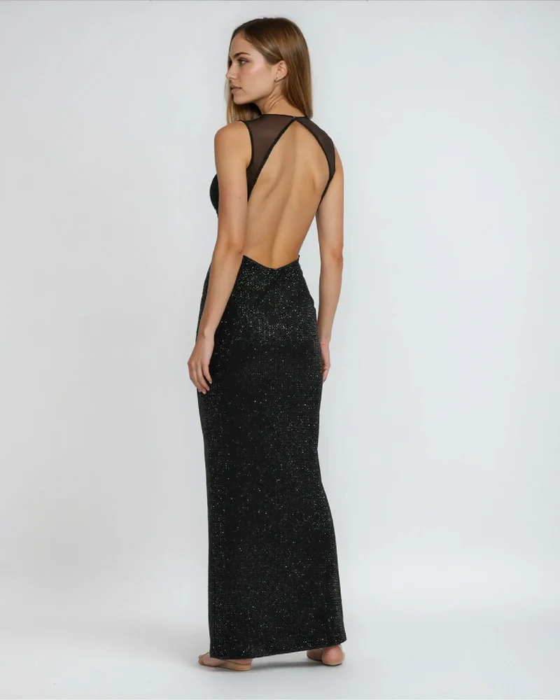 Robe Cocktail Strass - Nessa
