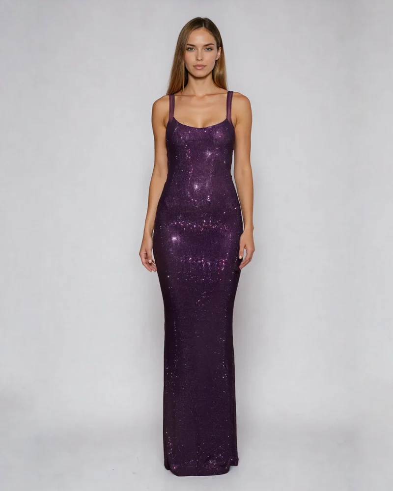 Robe Cocktail Strass - Nessa