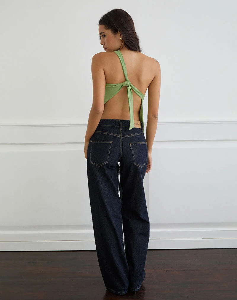 Klazari Top in Jersey Sage Green