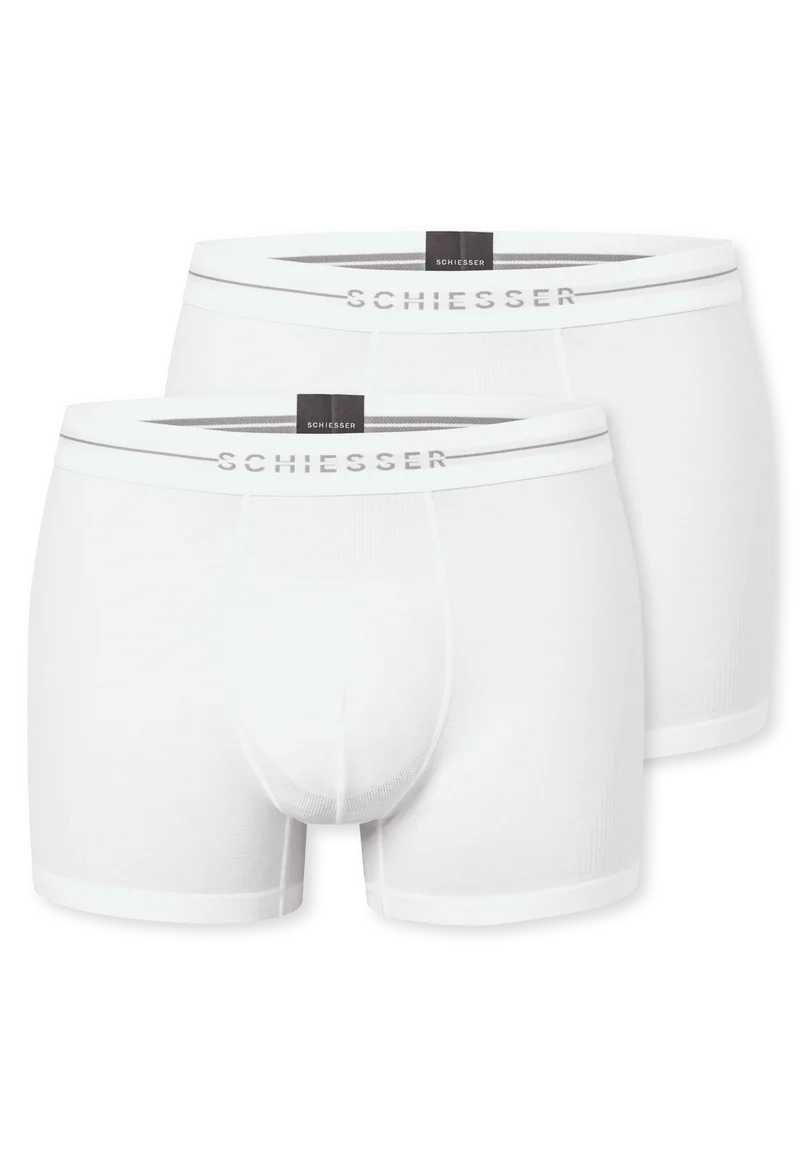 Enge Boxershorts 2er-Pack Weiss - Cotton Flex