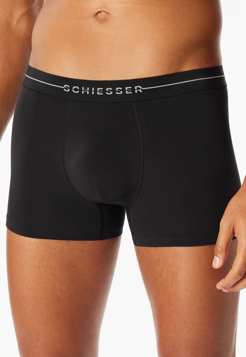 Enge Boxershorts 2er-Pack Schwarz - Cotton Flex
