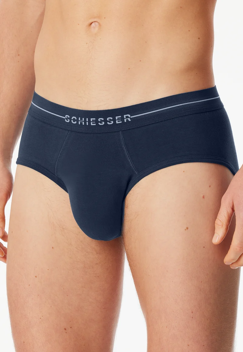 Slip 2er-Pack Dunkelblau - Cotton Flex