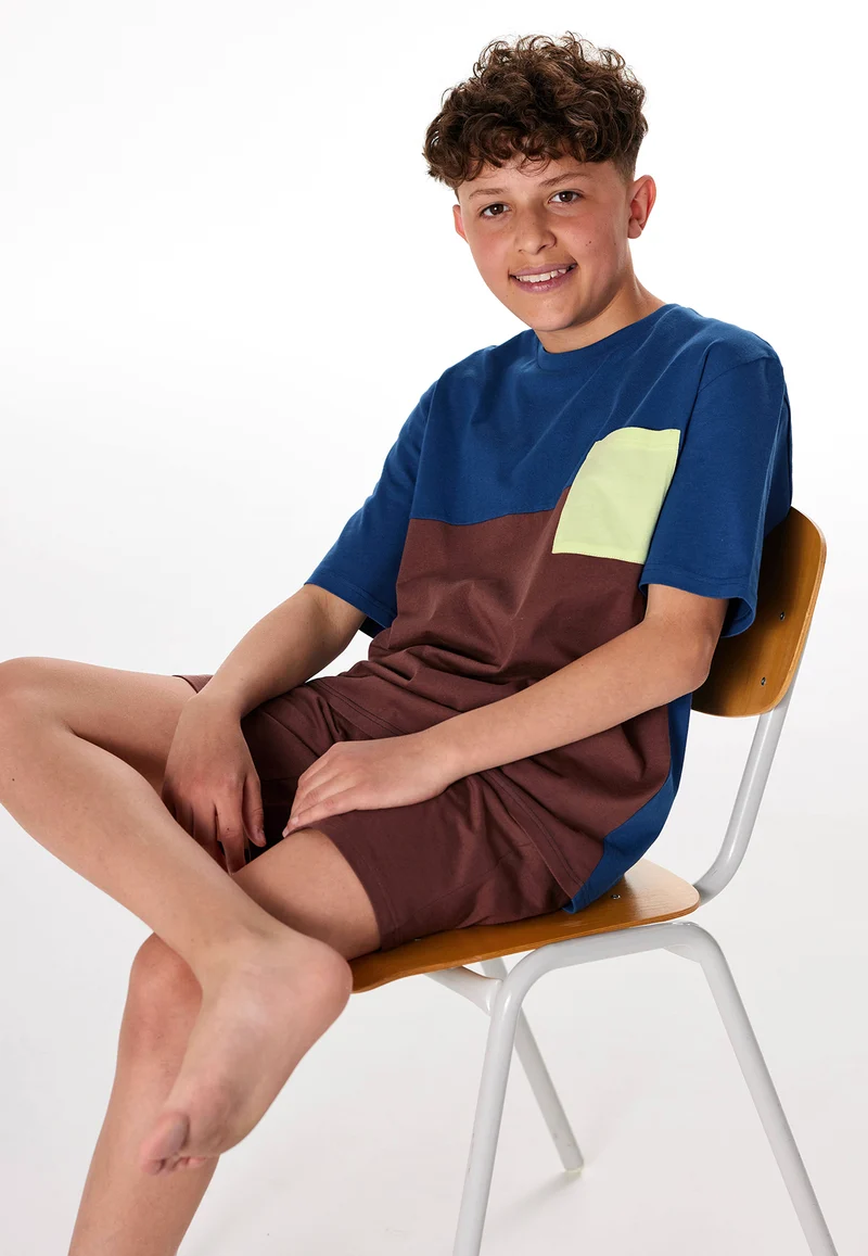 Schlafanzug kurz Bunt gemustert - Teens Nightwear