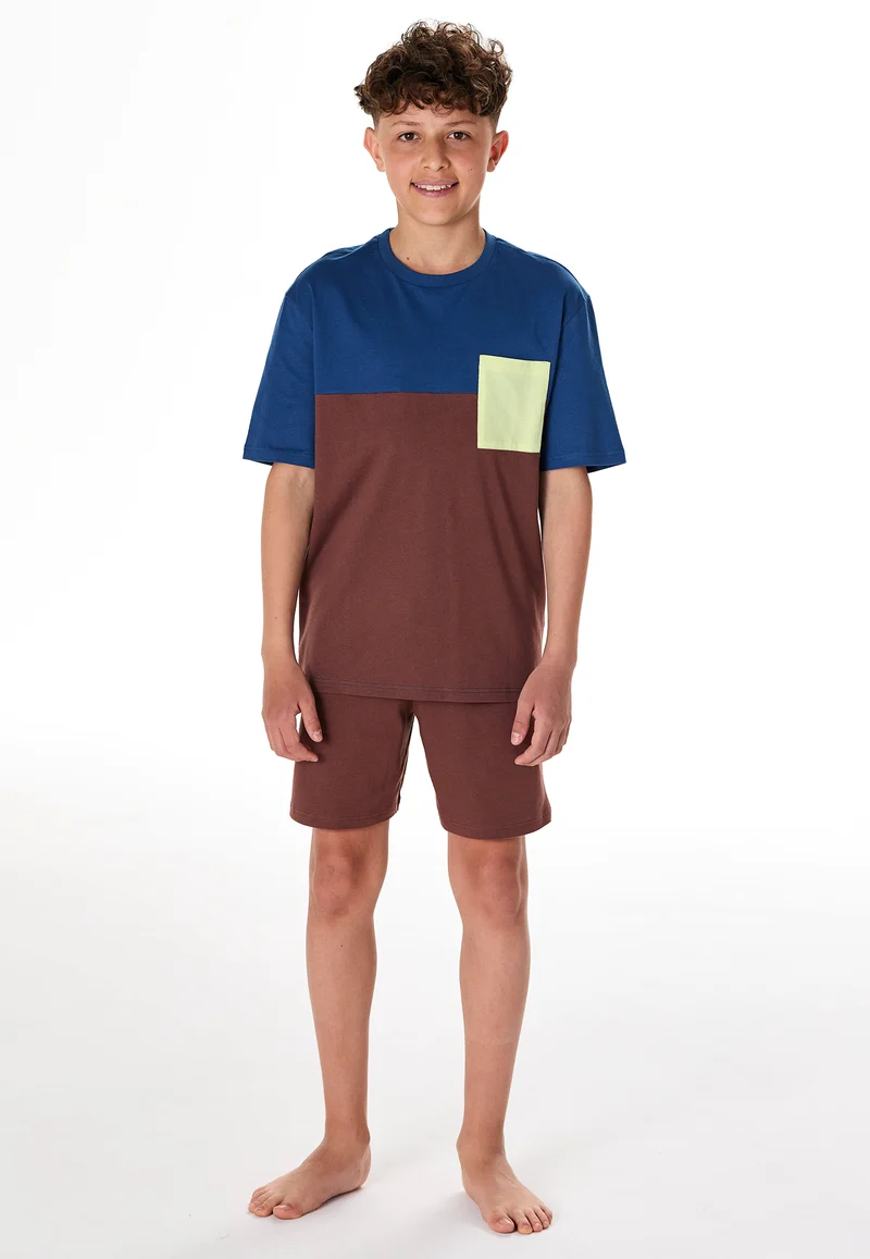 Schlafanzug kurz Bunt gemustert - Teens Nightwear