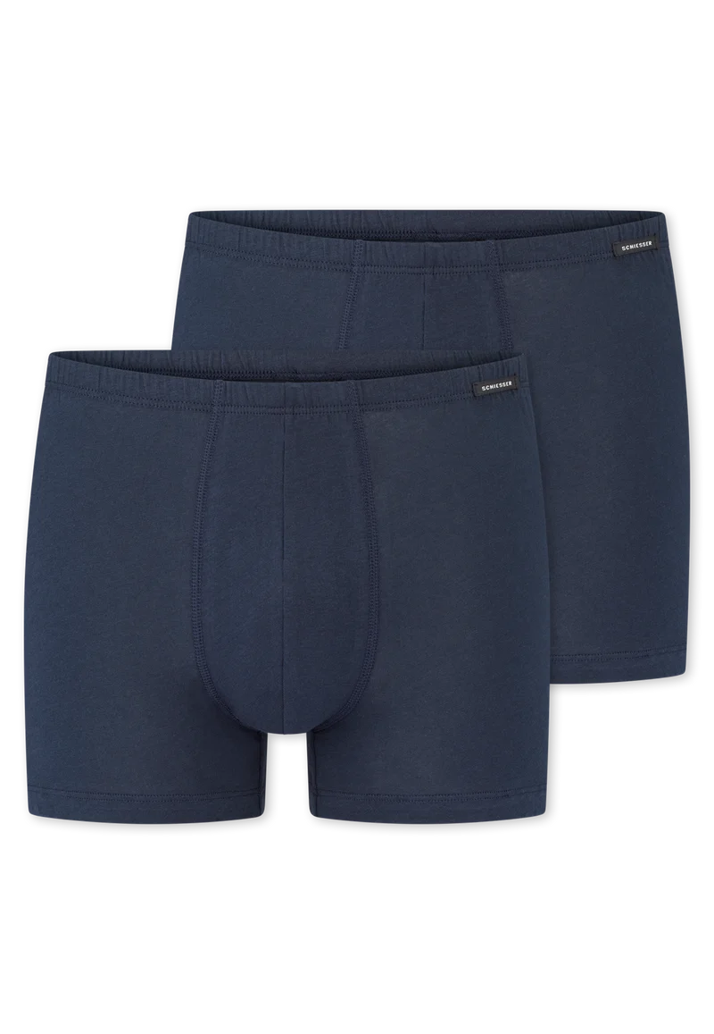 Enge Boxershorts 2er-Pack Dunkelblau - Essentials