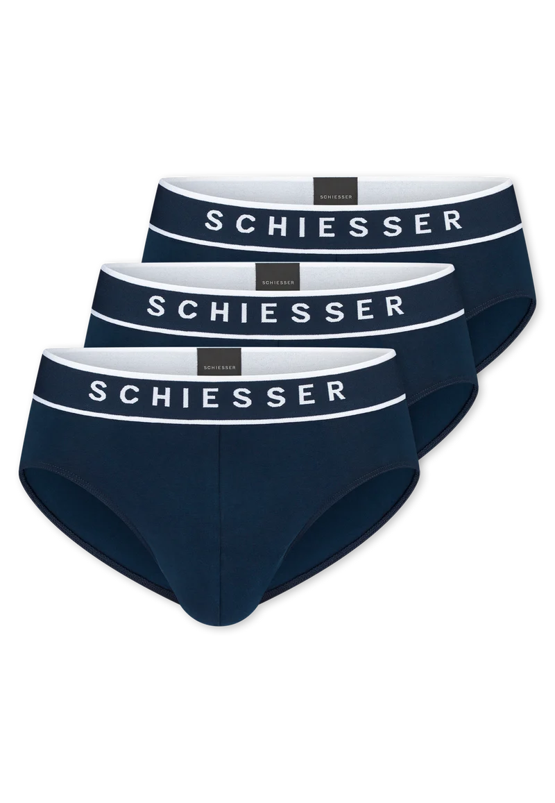 Slip 3er-Pack Dunkelblau - 95/5