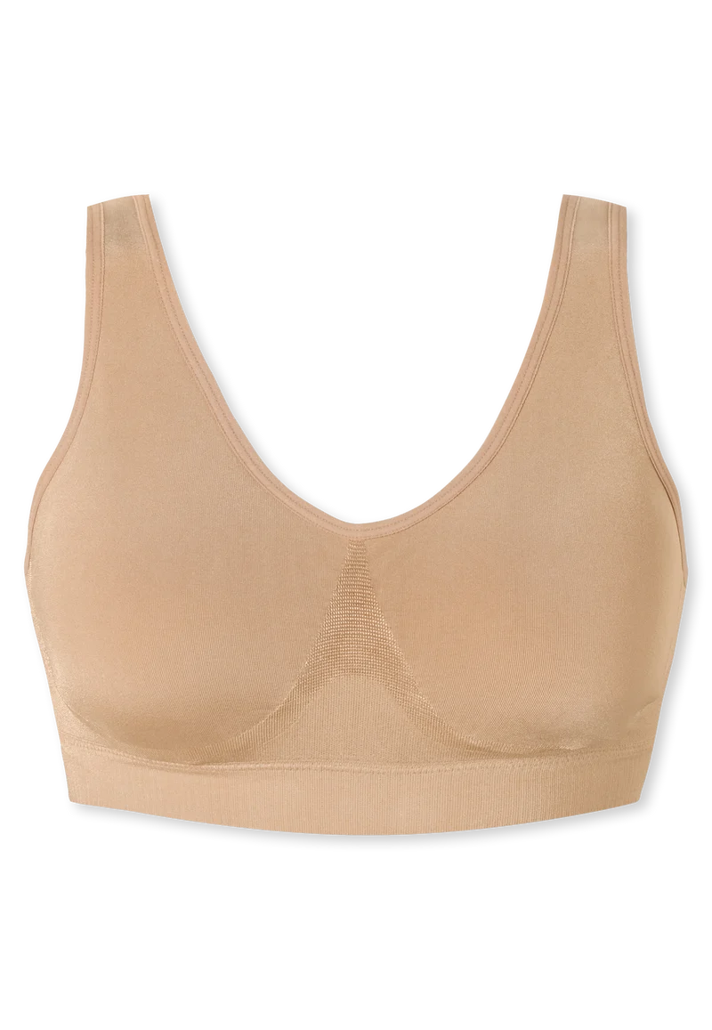 Bustier Seamless mit herausnehmbaren Pads Beige - Classic Seamless