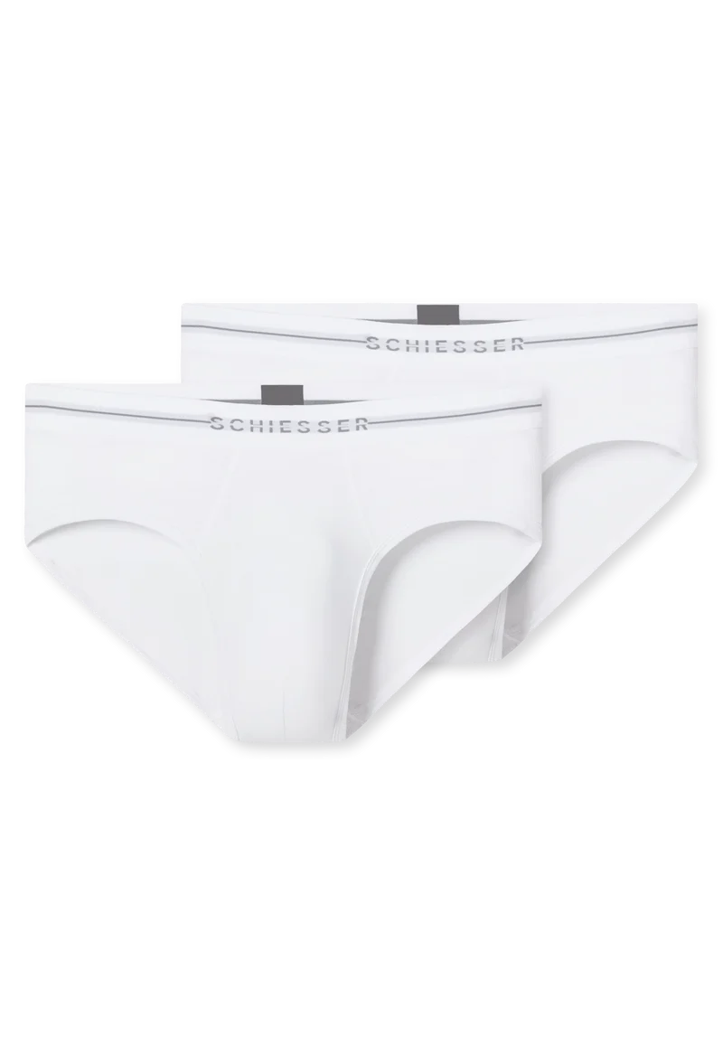 Slip 2er-Pack Weiss - Cotton Flex