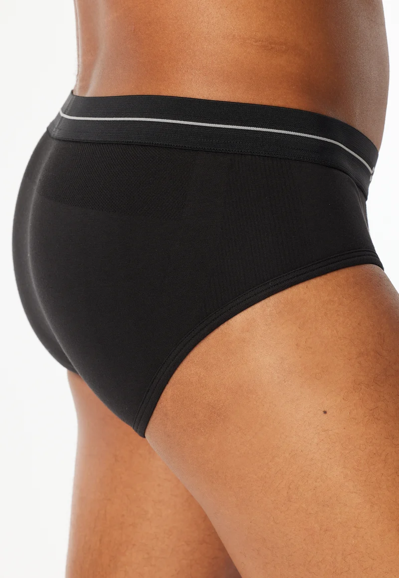 Slip 2er-Pack Schwarz - Cotton Flex