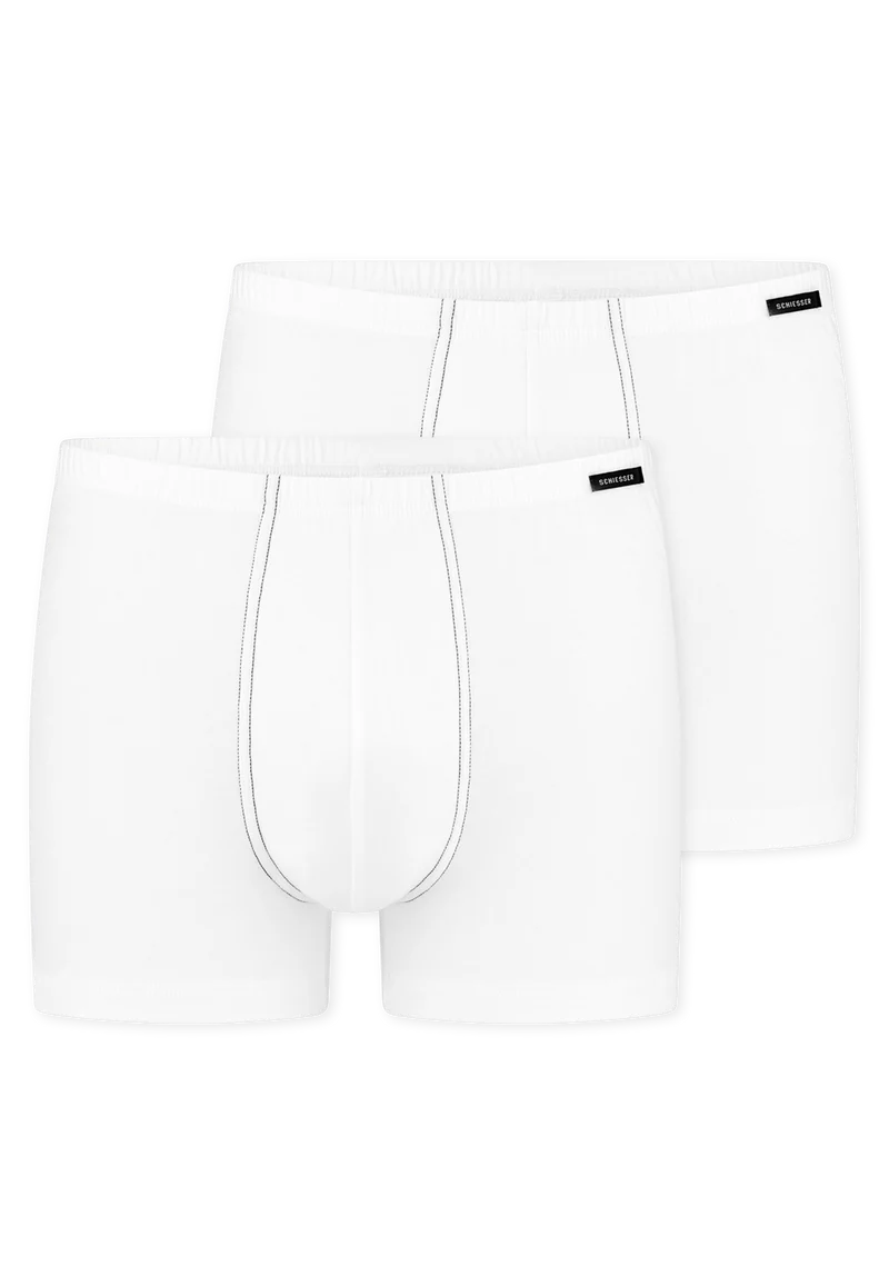 Enge Boxershorts 2er-Pack Weiss - Essentials