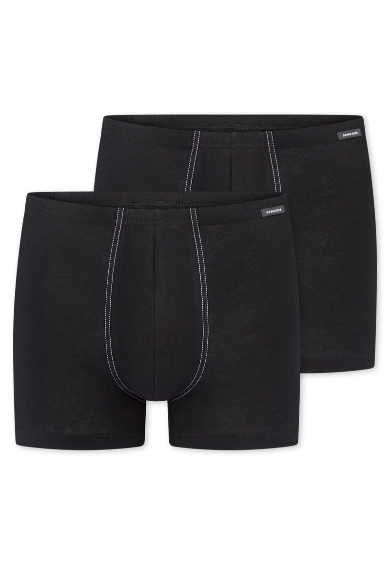 Enge Boxershorts 2er-Pack Schwarz - Essentials