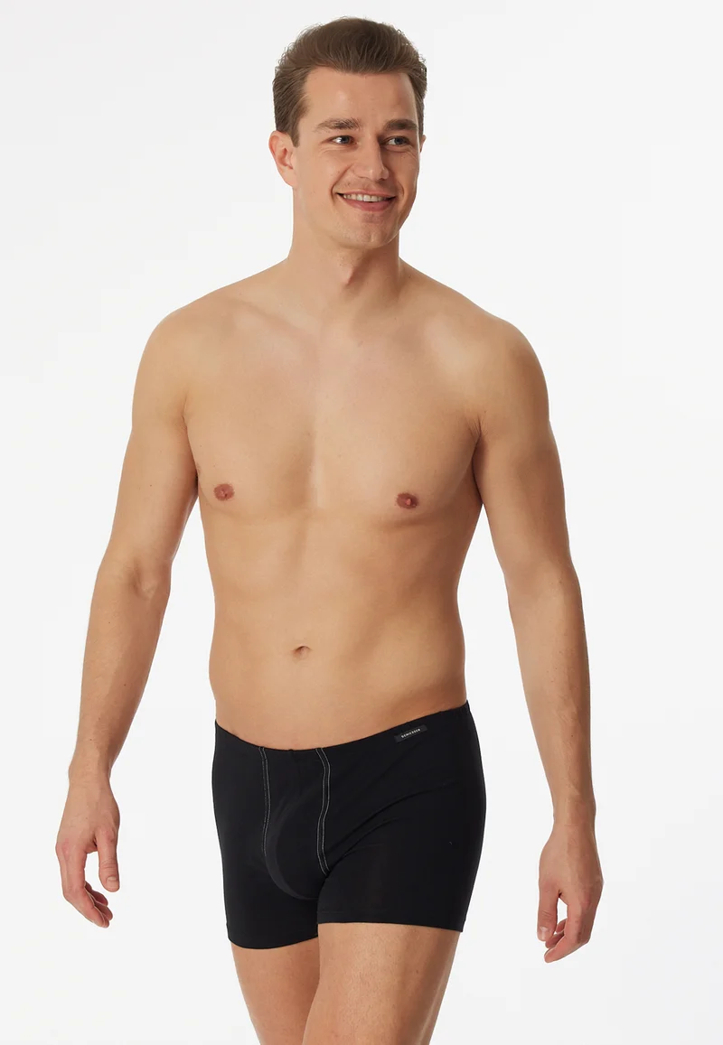 Enge Boxershorts 2er-Pack Schwarz - Essentials