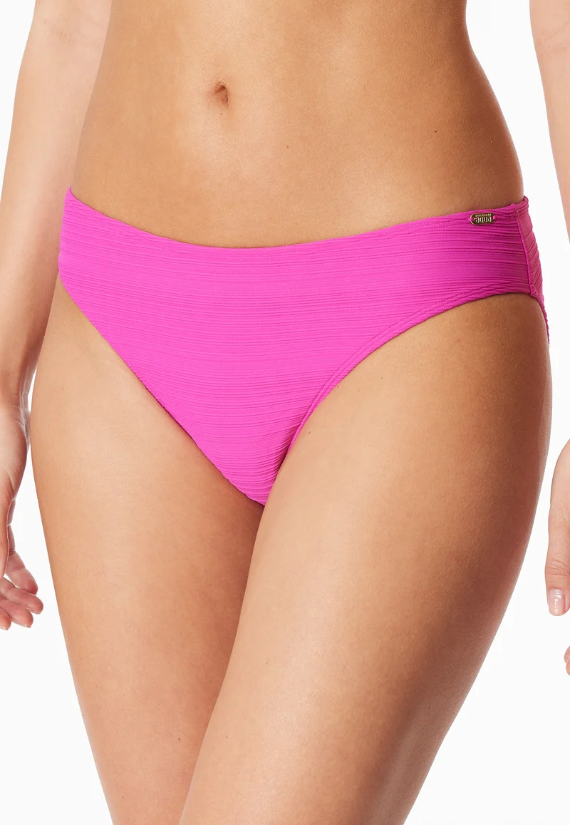 Bikinislip Pink gestreift - Aqua