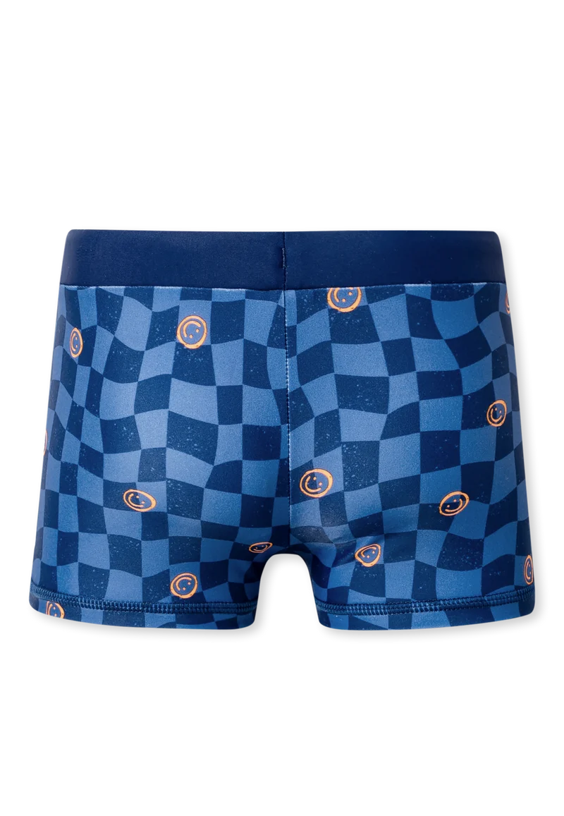 Badehose Blau gemustert - Aqua