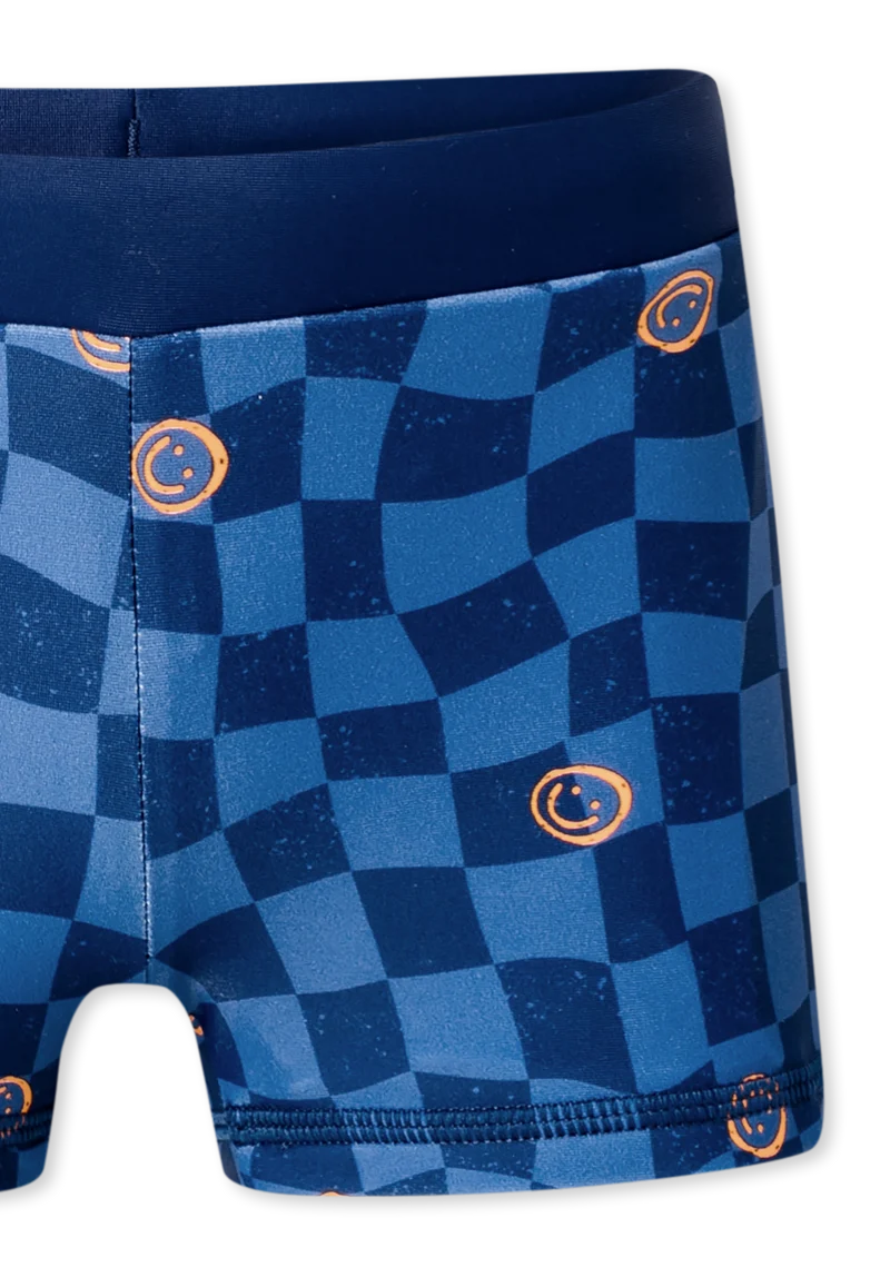 Badehose Blau gemustert - Aqua