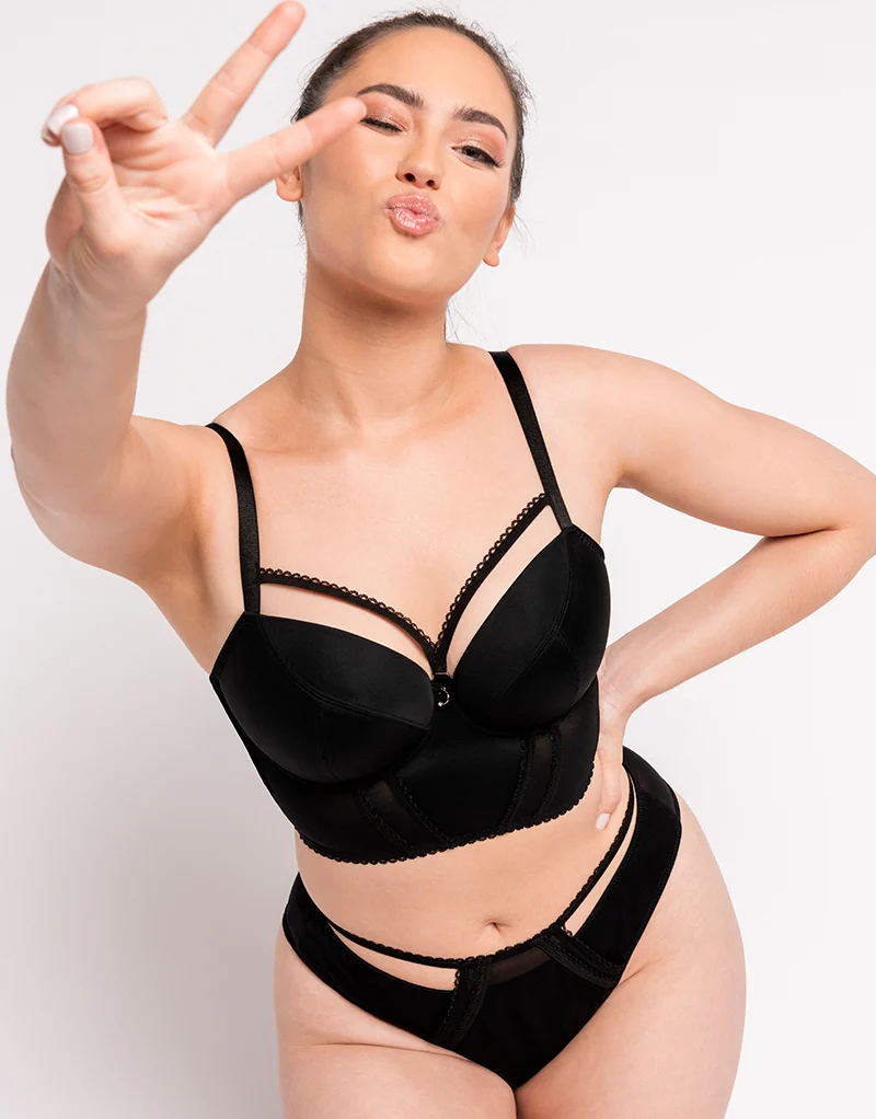 Curvy Kate Extrovert Brazilian Black
