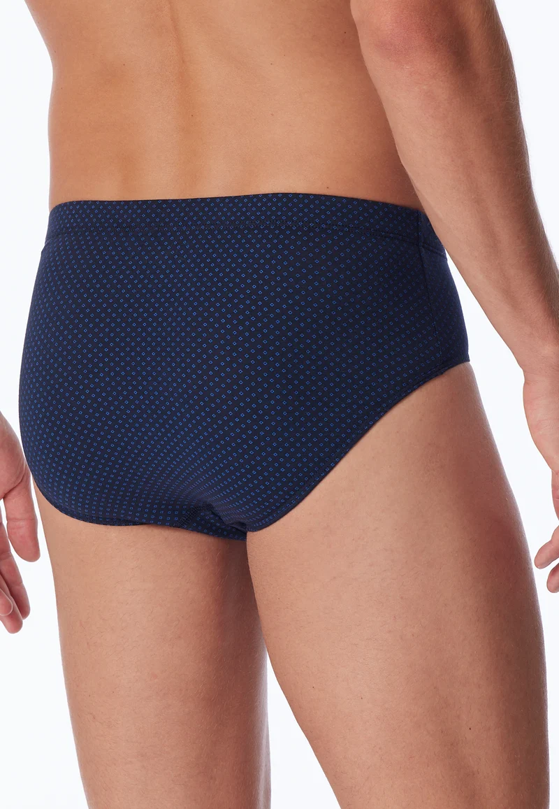 Slip Dunkelblau gemustert - Cotton Casuals