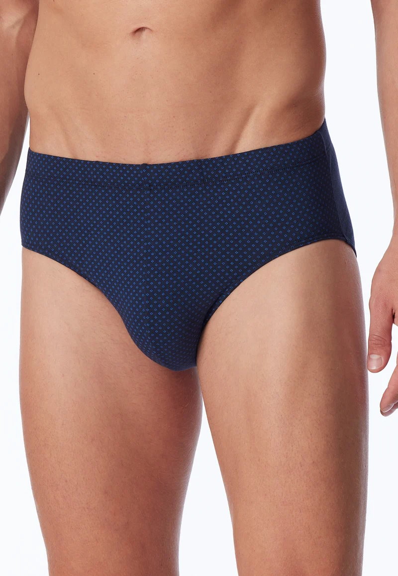 Slip Dunkelblau gemustert - Cotton Casuals