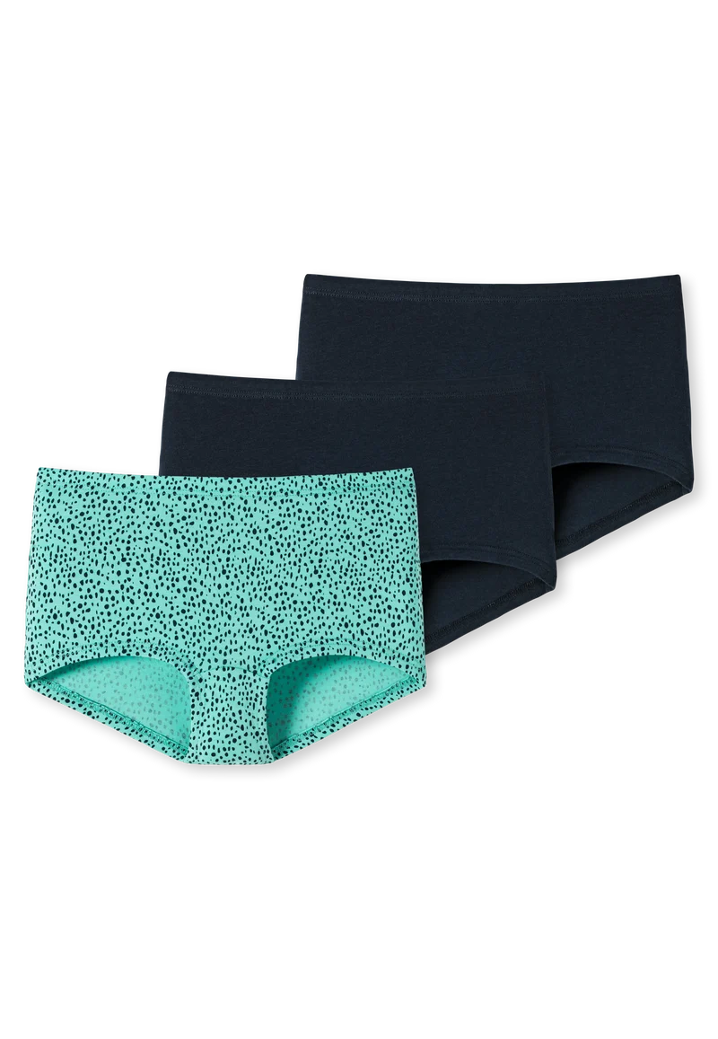 Panty 3er-Pack Dunkelblau/Blau - 95/5