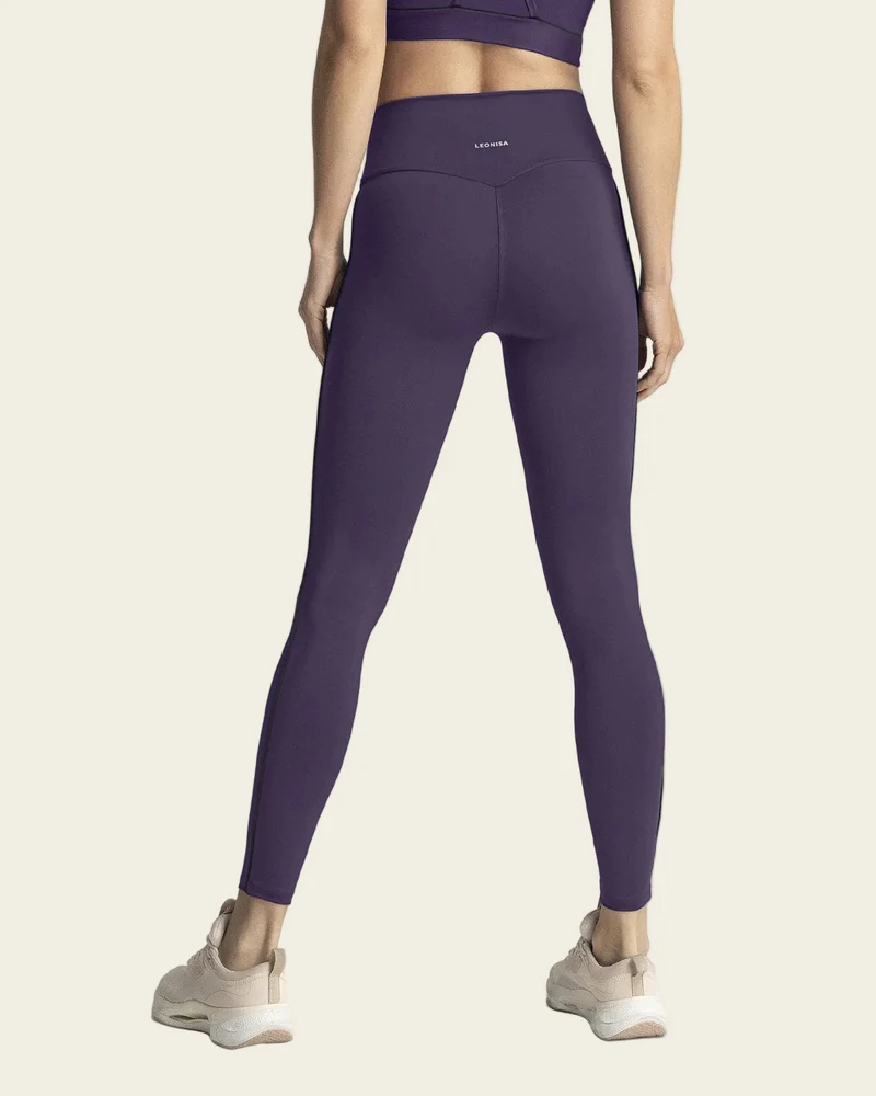 Legging de sport de contrôle avec double couche de tissu à la taille