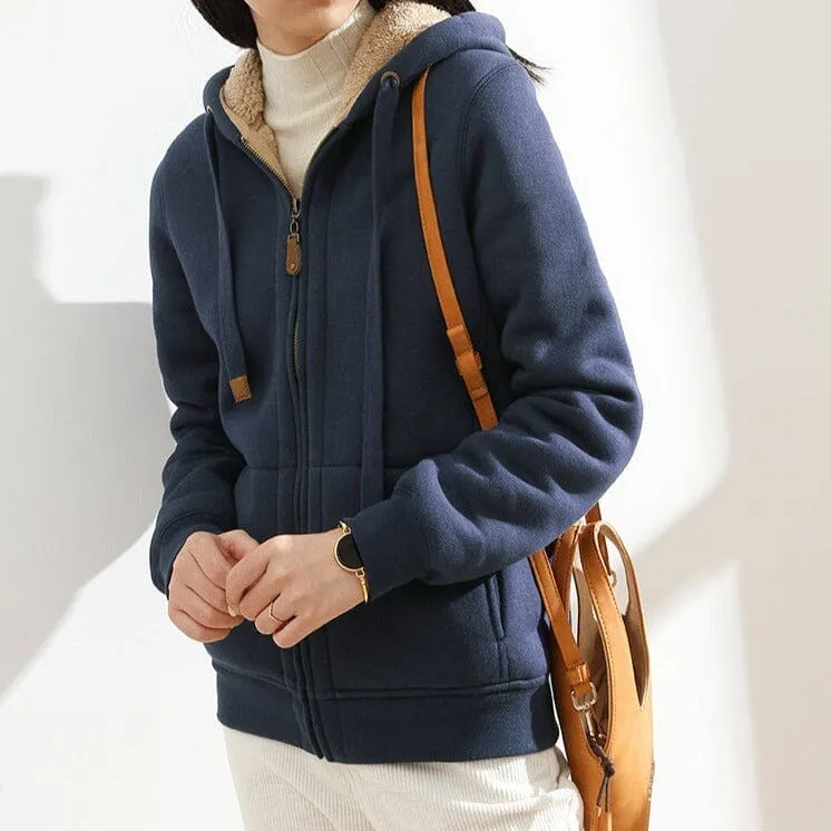 Gilet Fourré Capuche - Helena