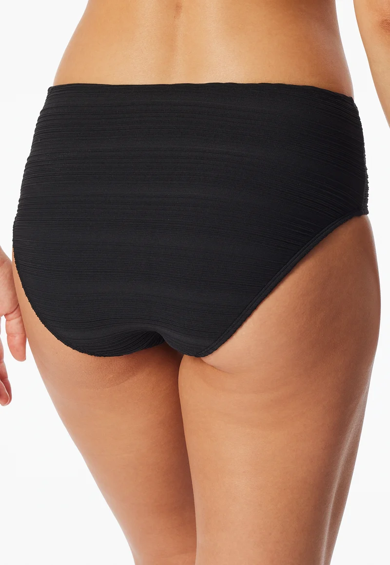 Bikinislip Schwarz gestreift - Aqua