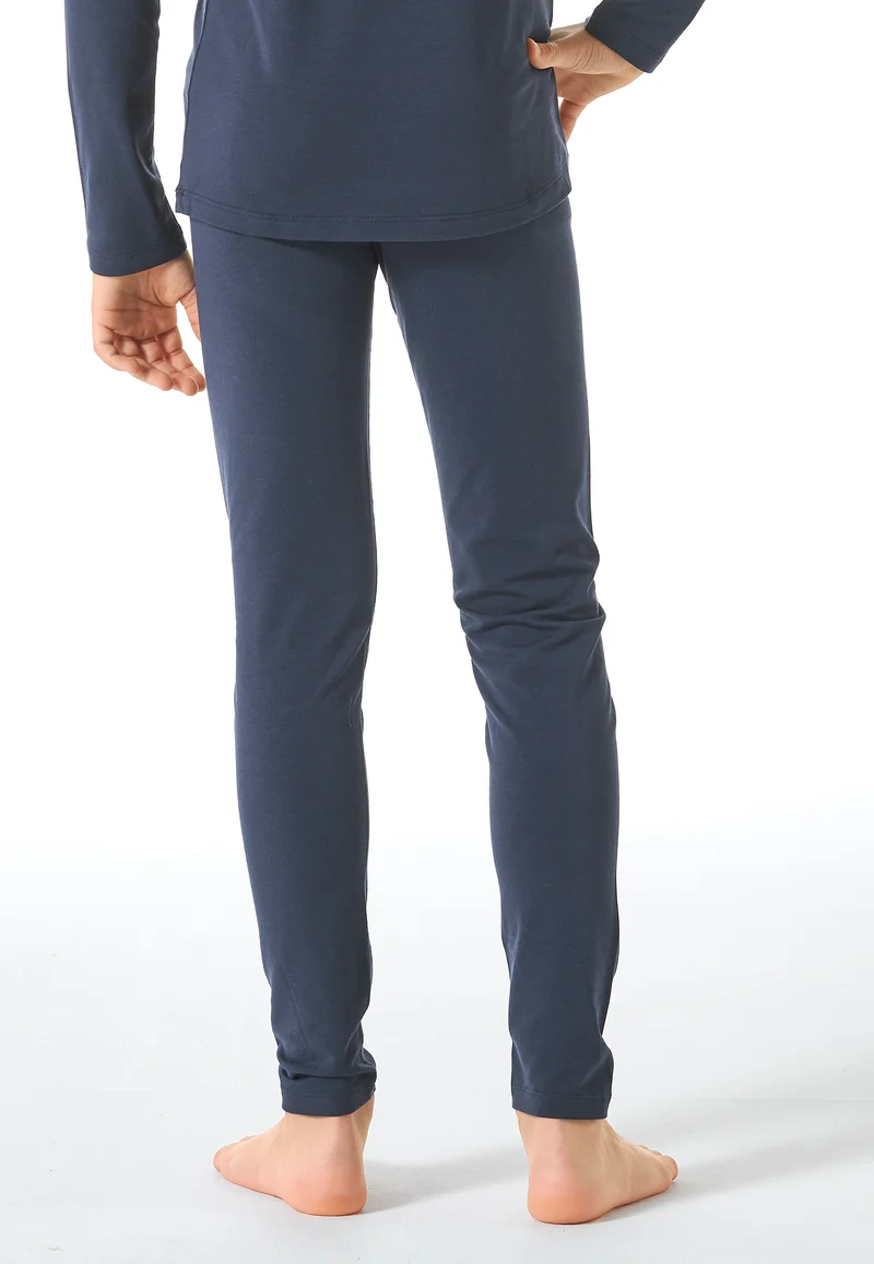 Unterhose lang Blau - Thermo