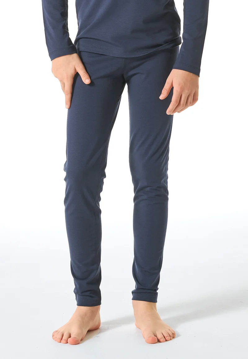 Unterhose lang Blau - Thermo