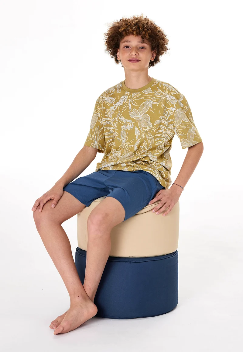 Schlafanzug kurz Bunt gemustert - Teens Nightwear