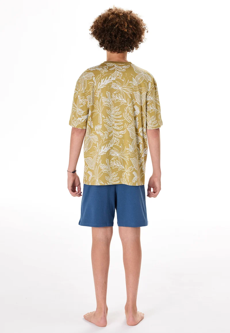 Schlafanzug kurz Bunt gemustert - Teens Nightwear