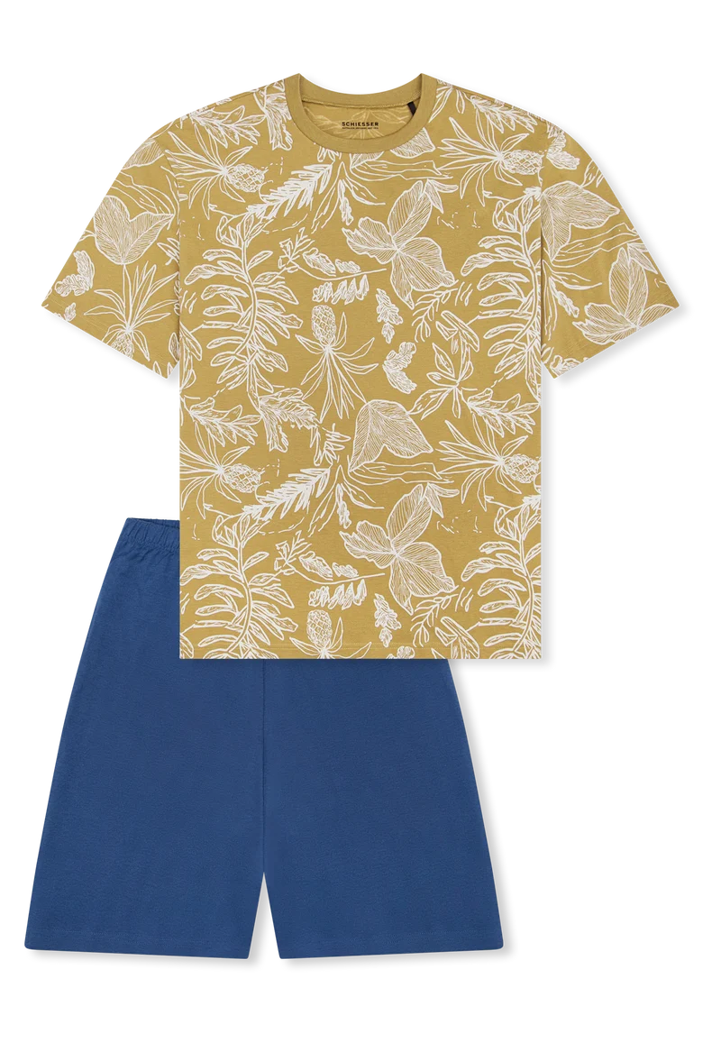 Schlafanzug kurz Bunt gemustert - Teens Nightwear