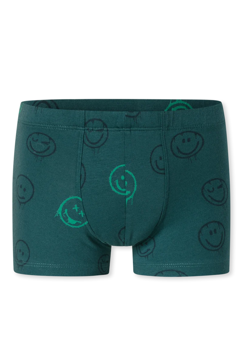 Shorts 5er-Pack Blau/Grün gemustert - 95/5