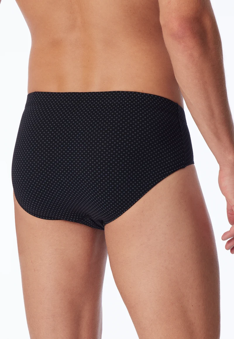 Slip Schwarz gemustert - Cotton Casuals