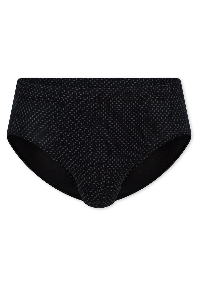 Slip Schwarz gemustert - Cotton Casuals