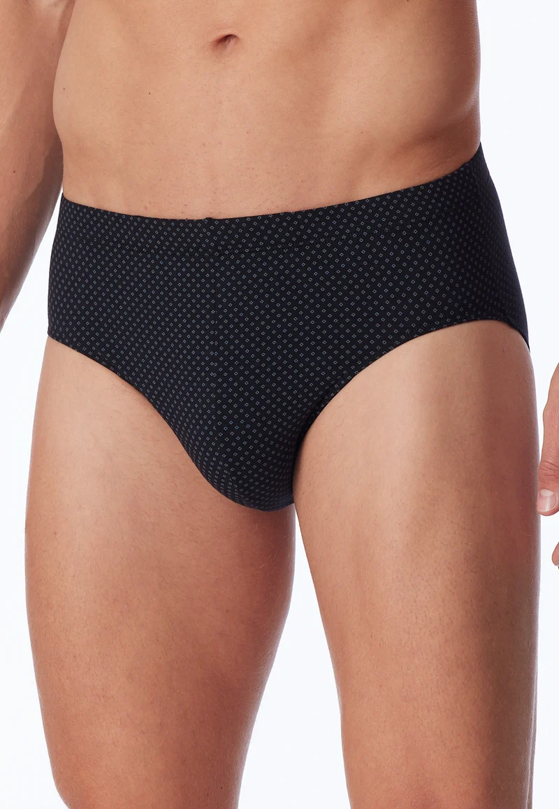 Slip Schwarz gemustert - Cotton Casuals